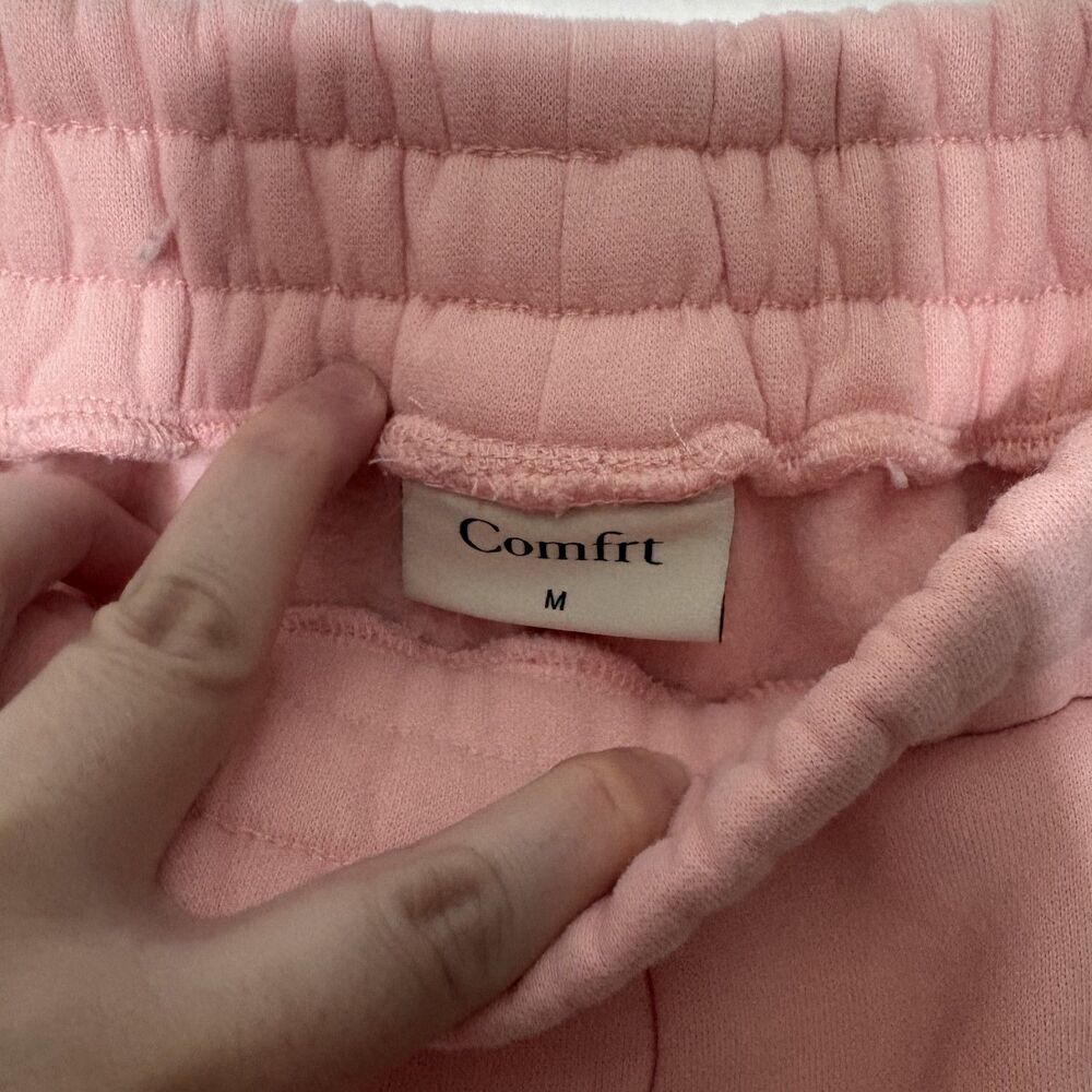 Comfrt Collection Pastel Edition Pink Sweatsuit Sweater Joggers Medium - Picture 5 of 10